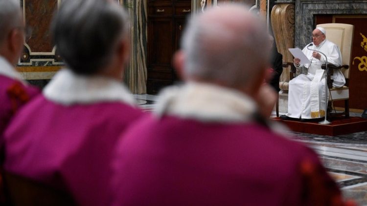 教宗接见罗马圣轮法院成员