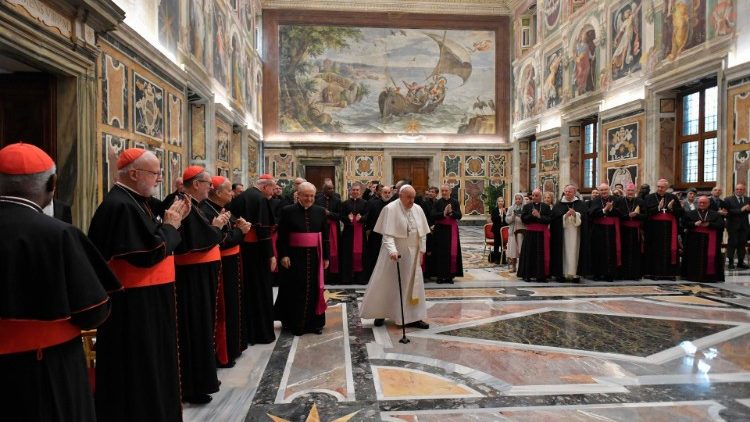Papieska audiencja  członków Dykasterii Nauki Wiary