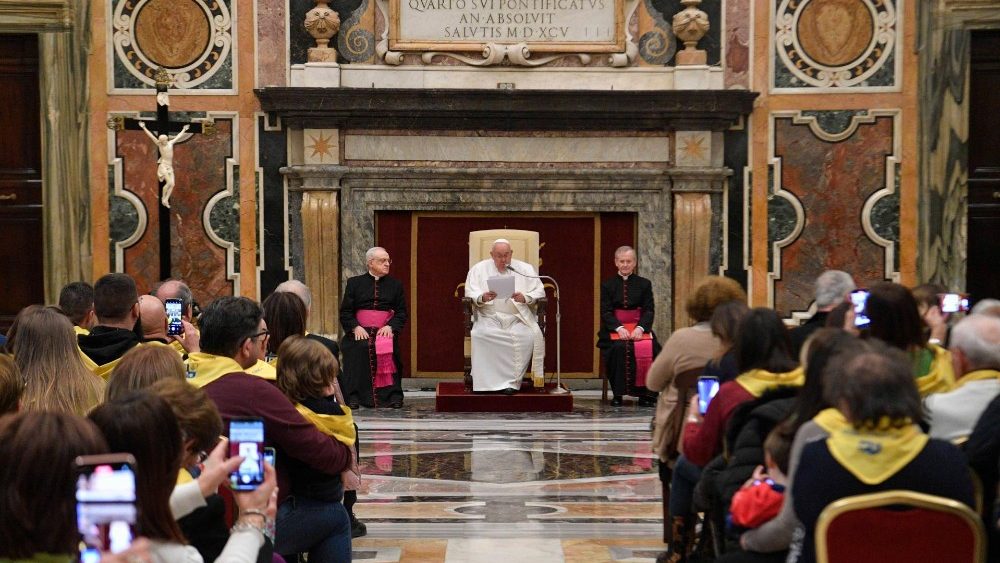 Аўдыенцыя для асацыяцыі Nolite timere