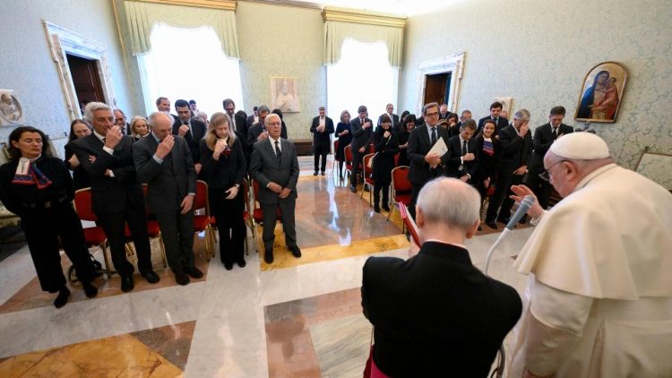 Papa com a delegação do Real Club de Tenis Barcelona
