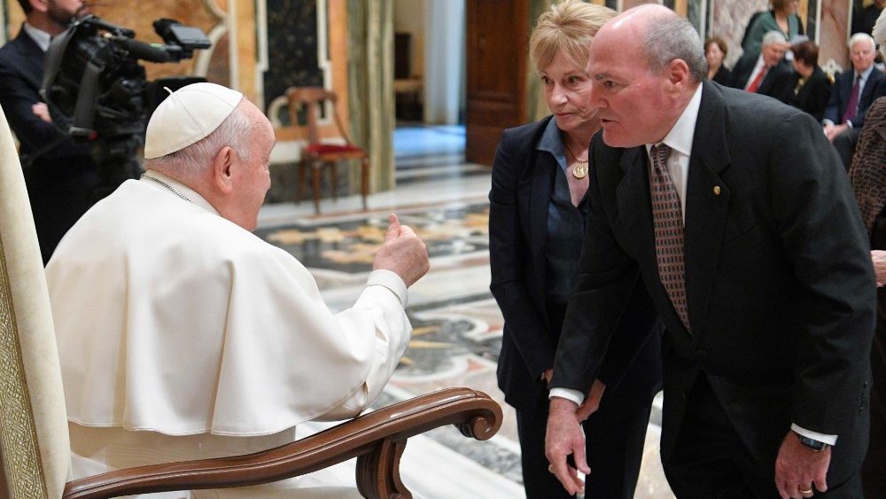 Аўдыенцыя для дэлегацыі University of Notre Dame