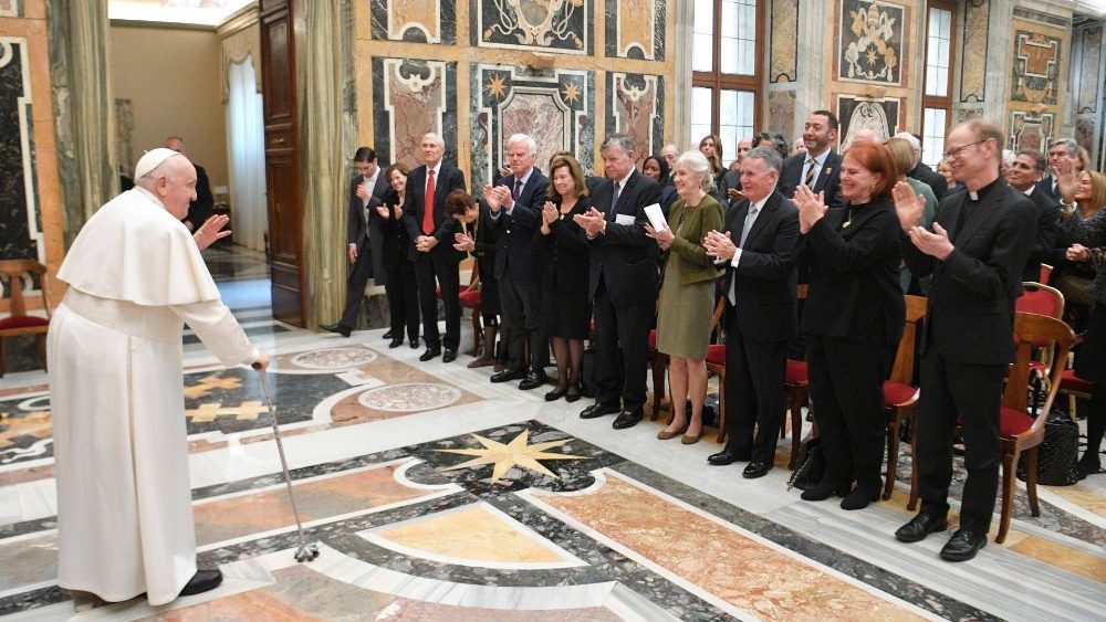 Аўдыенцыя для дэлегацыі University of Notre Dame