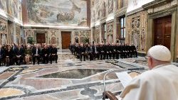 Spotkanie Papieża Franciszka z delegacją Uniwersytetu Notre Dame z USA.