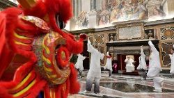 Аўдыенцыя для італьянска-кітайскай асацыяцыі