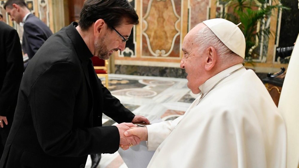 Францішак на аўдыенцыі з дэлегацыяй мадрыдскай семінарыі