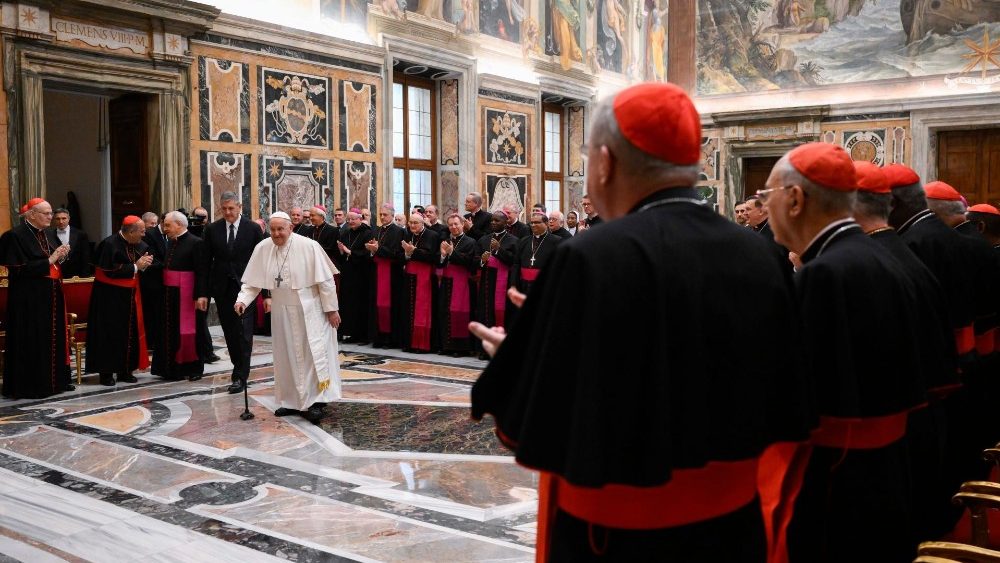 Аўдыенцыя для ўдзельнікаў канферэнцыі аб літургічнай фармацыі