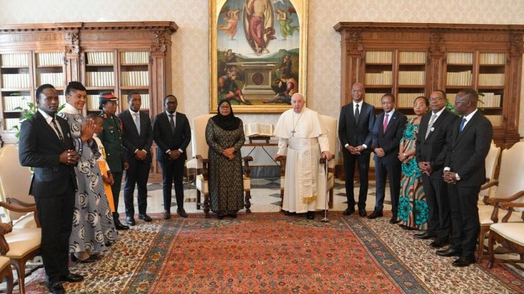 Tanzānijas prezidentes vizīte Vatikānā