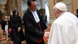 Popiežiaus audiencija Vatikano teisėjams