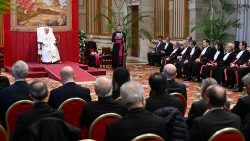 Bei der Audienz an diesem Samstag im Vatikan