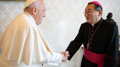Monseñor Tarcisio Isao Kikuchi, arzobispo de Tokio y presidente de Caritas Internationalis