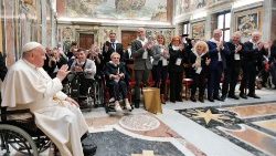 Pope Francis meets with members of the "Fondazione Mons. Camillo Faresin"