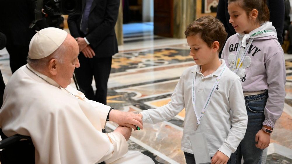 Папская аўдыенцыя з прадстаўнікамі дабрачыннага Фонду біскупа Каміла Фарэзіна