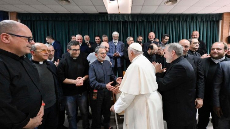 Spotkanie z księżmi trwało ok. 2 godzin