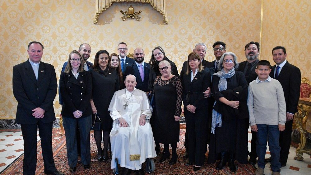 Papa recebe delegação "Associação Cristã de Moços" do Rio Grande do Sul