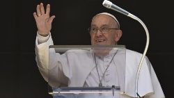 Pope Francis during Regina Coeli