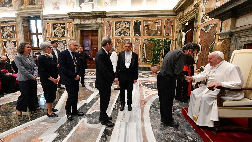 Audiência do Papa Francisco aos participantes da plenária da Pontifícia Academia das Ciências Sociais (Vatican Media)