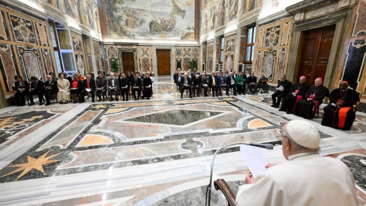 教宗接見宗座科學院全體大會與會者