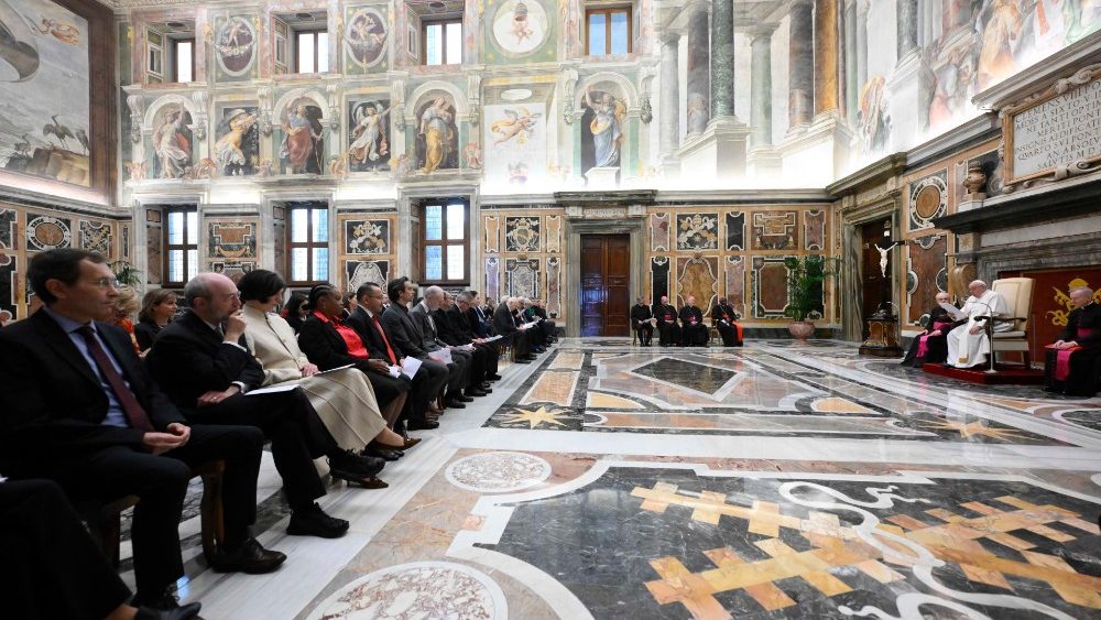 Audiência do Papa Francisco aos participantes da plenária da Pontifícia Academia das Ciências Sociais (Vatican Media)