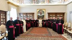 O Papa com os bispos italianos da Campânia em visita ad Limina