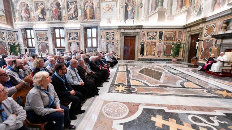 Baba Mtakatifu Francisko, Jumamosi tarehe 13 Aprili 2024 amekutana na kuzungumza na Chama cha Skauti ya Wakatoliki wa Italia, MASCI.