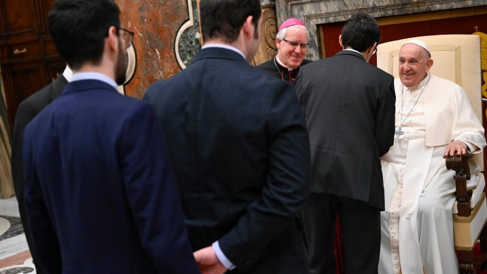 Папская аўдыенцыя для дэлегацыі семінарыстаў з Севільі