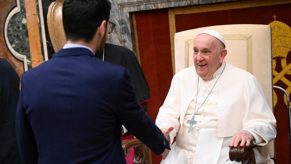 Папская аўдыенцыя для дэлегацыі семінарыстаў з Севільі