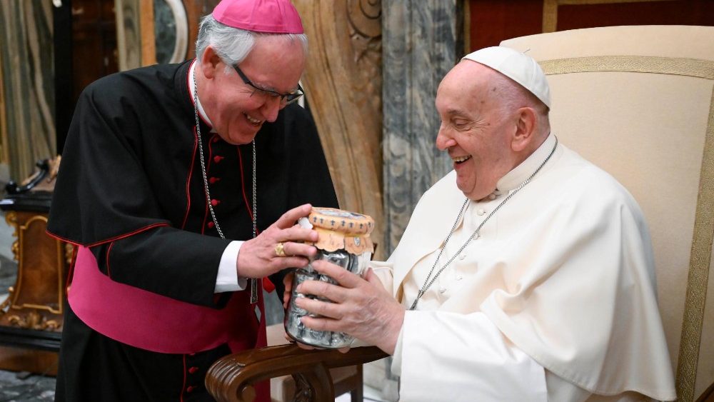 Папская аўдыенцыя для дэлегацыі семінарыстаў з Севільі