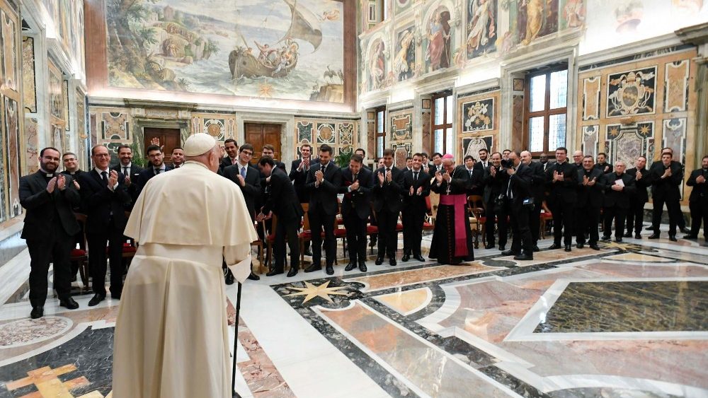 Папская аўдыенцыя для дэлегацыі семінарыстаў з Севільі