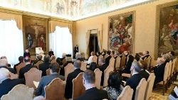 El Papa Francisco recibió a los peregrinos holandeses en audiencia en el Vaticano.