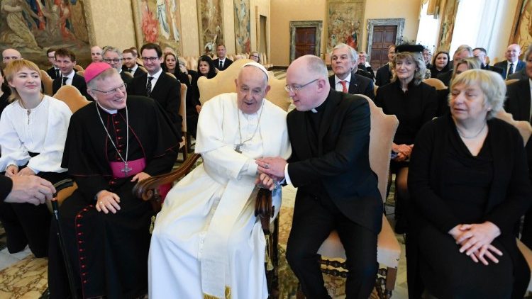 Pope Francis and pilgrims from Amsterdam