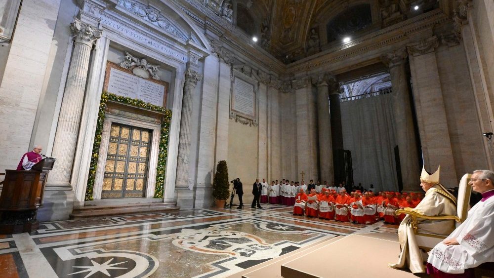 Цырымонія прачытання і ўручэння булы аб Юбілеі 2025 года