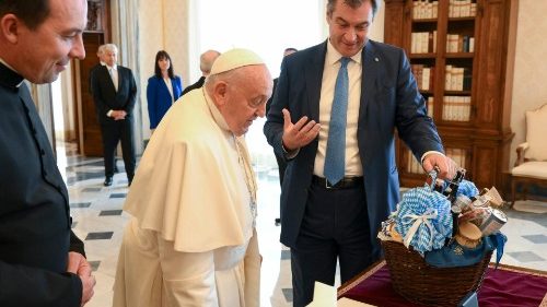 Papst und S&ouml;der sprachen dar&uuml;ber, „was Bayern f&uuml;r den Glauben tut“