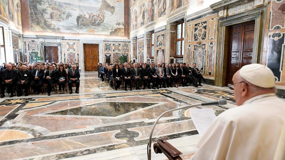 Аўдыенцыя для выкладчыкаў і студэнтаў Ватыканскіх школ