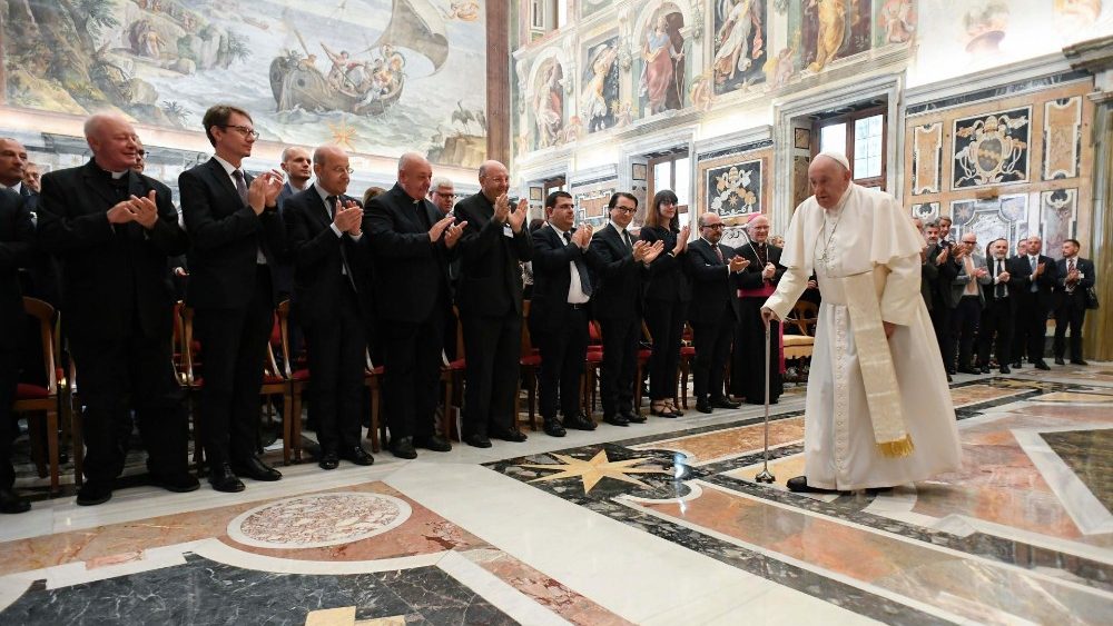 Аўдыенцыя для выкладчыкаў і студэнтаў Ватыканскіх школ