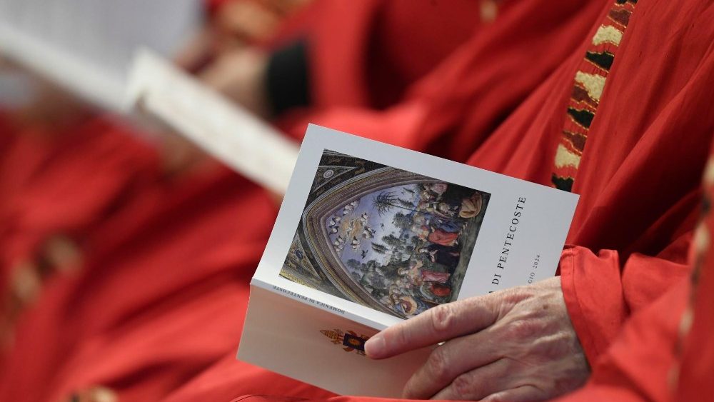 Падчас ватыканскай Імшы ў нядзелю Спаслання Духа Святога