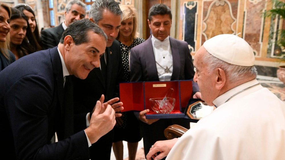 Francisco com os participantes do Congresso "AEXPI"