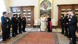 Аўдыенцыя для членаў Міжнароднай камісіі па адукацыйнымі апостальстве Таварыства Езуса