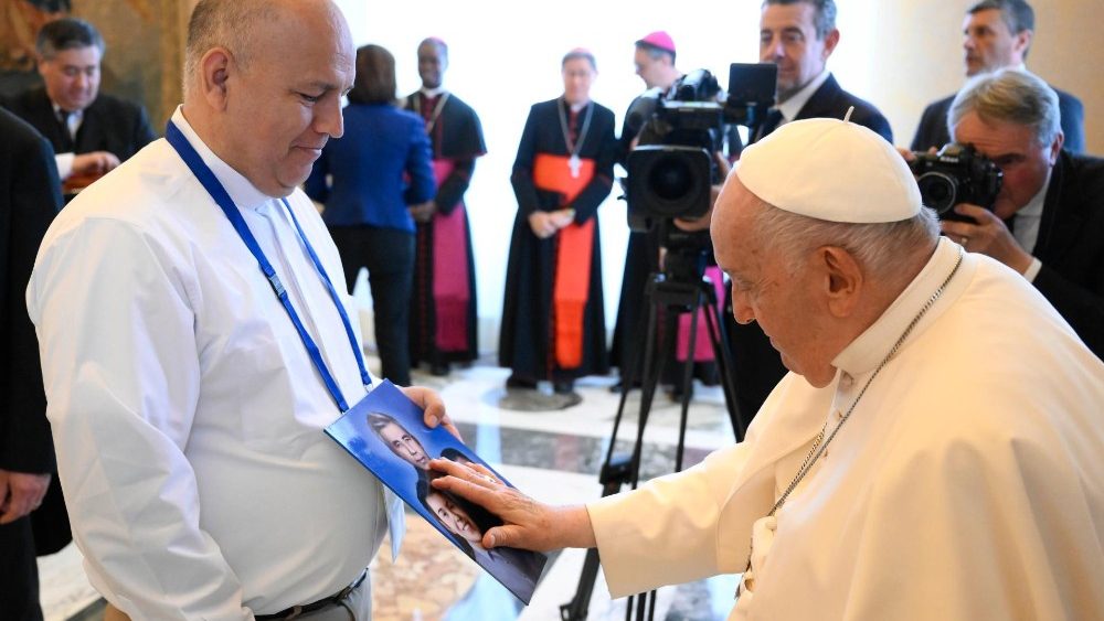 Падчас аўдыенцыі для ўдзельнікаў генеральнай асамблеі Папскіх місійных ініцыятыў