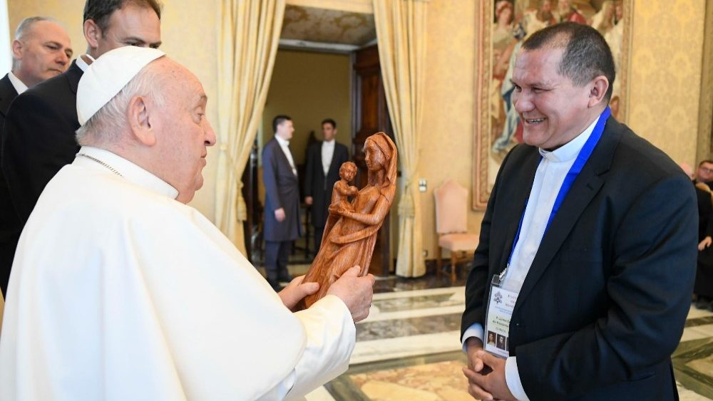 Падчас аўдыенцыі для ўдзельнікаў генеральнай асамблеі Папскіх місійных ініцыятыў