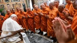 教宗接见泰国佛教僧侣