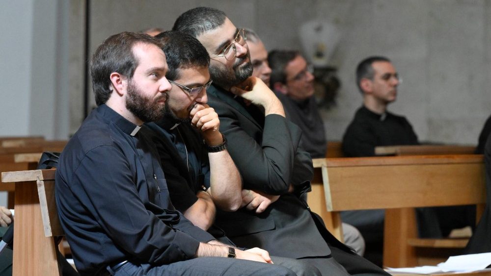 Сустрэча з маладымі святарамі Рымскай дыяцэзіі