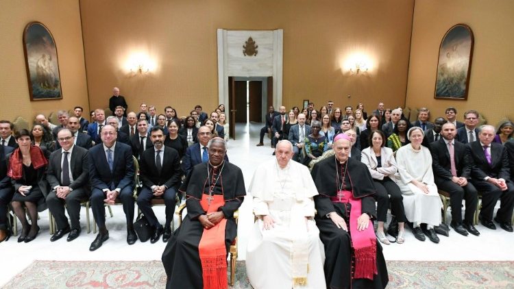 Pope Francis at the "Debt Crisis in the Global South" meeting on June 5, 2024