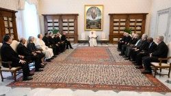 O encontro do Papa com membros do Conselho Ordinário da Secretaria Geral do Sínodo, em 26 de junho de 2024. (Foto de arquivo)