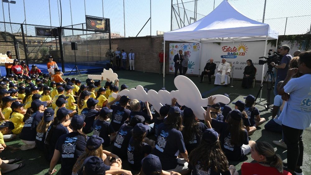 2024.07.18 Visita Centro Estivo  "Estate Ragazzi in Vaticano"