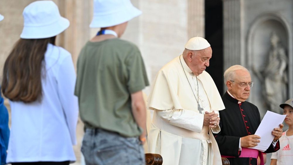 Сустрэча з удзельнікамі міжнароднай пілігрымкі міністрантаў