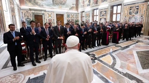 Пантыфік да семінарыстаў: хай Езус будзе цэнтрам вашага жыцця