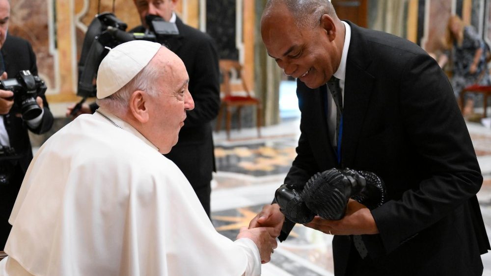 Аўдыенцыя для членаў Міжнароднай каталіцкай сеткі заканадаўцаў