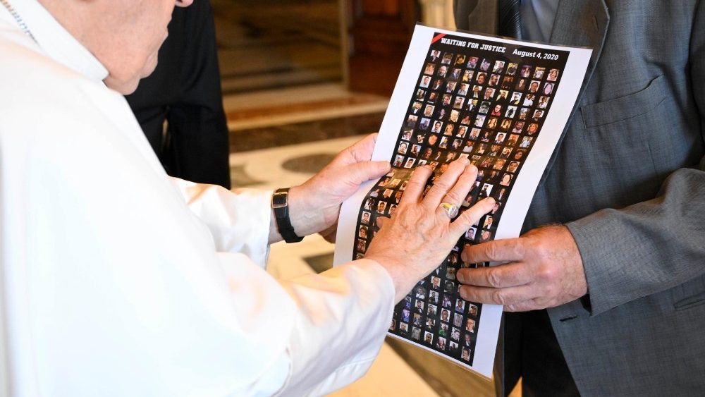 2024.08.26 Familiari delle Vittime dell'esplosione nel Porto di Beirut 