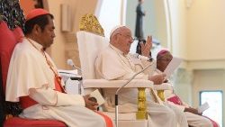 2024.09.10 Viaggio Apostolico in Timor-Leste - Incontro con i Vescovi