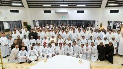 教宗會晤新加坡教會神職、男女修會會士